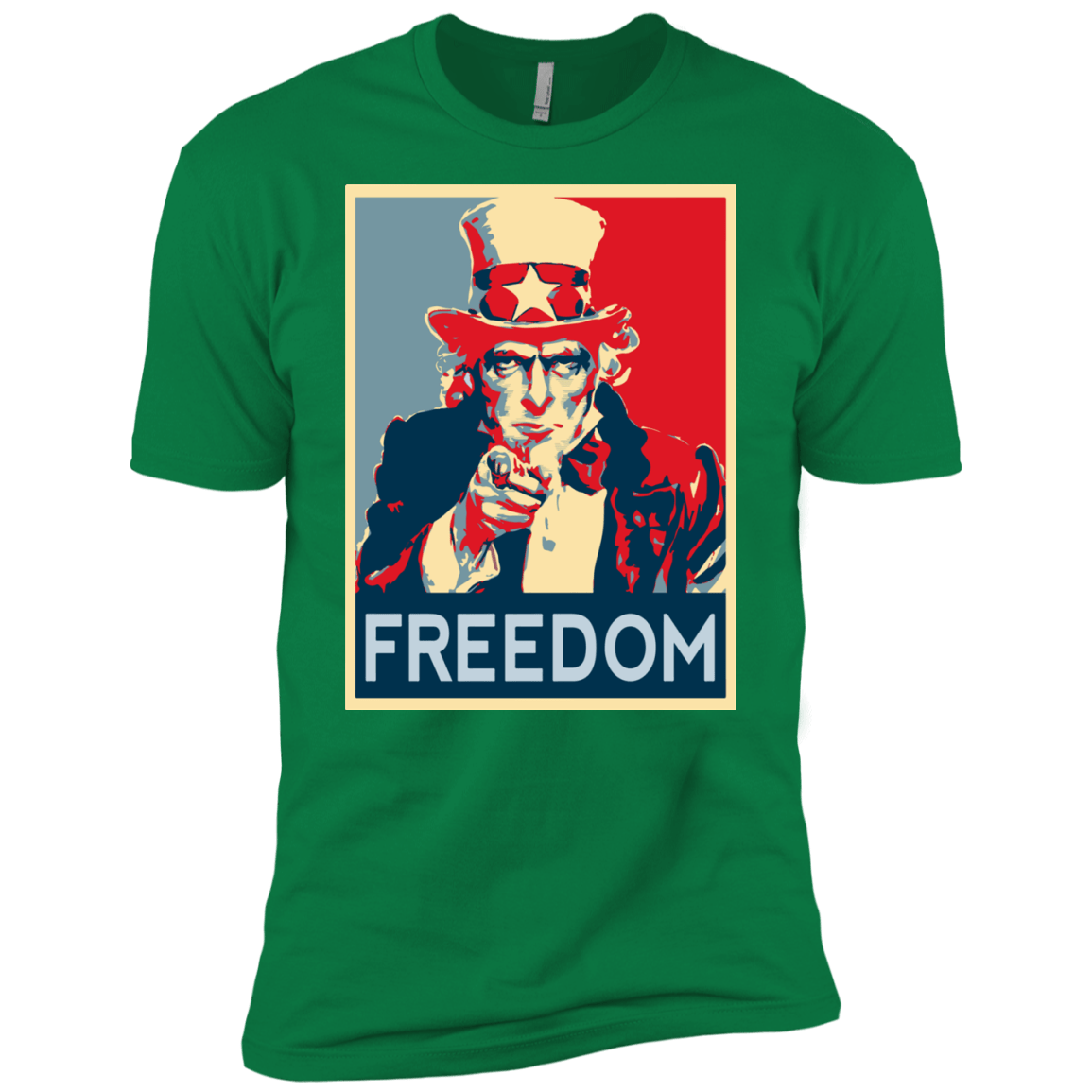 T-Shirts Kelly Green / X-Small Freedom Men's Premium T-Shirt