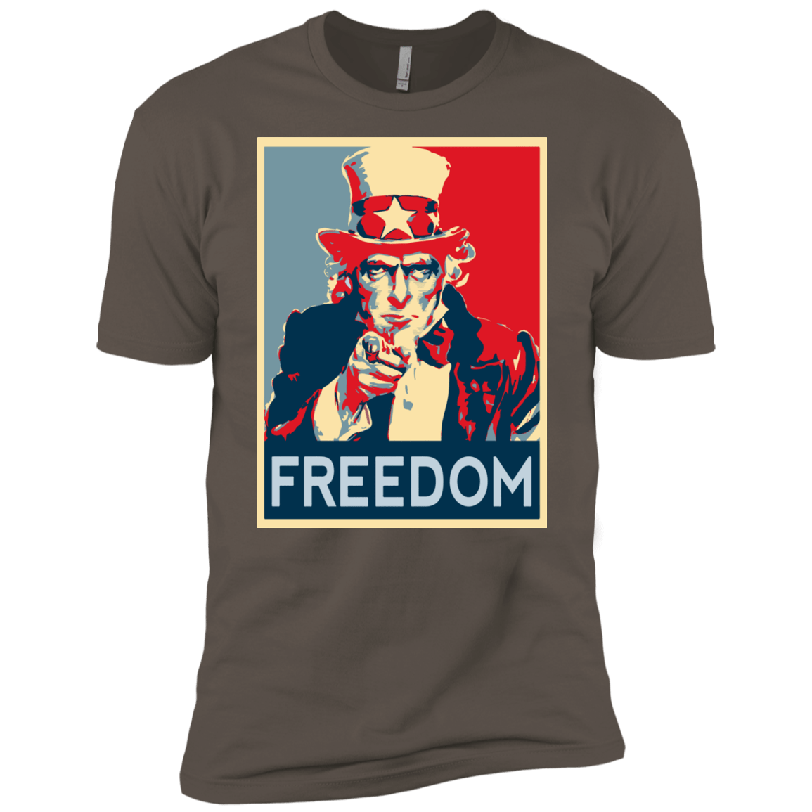 T-Shirts Warm Grey / X-Small Freedom Men's Premium T-Shirt