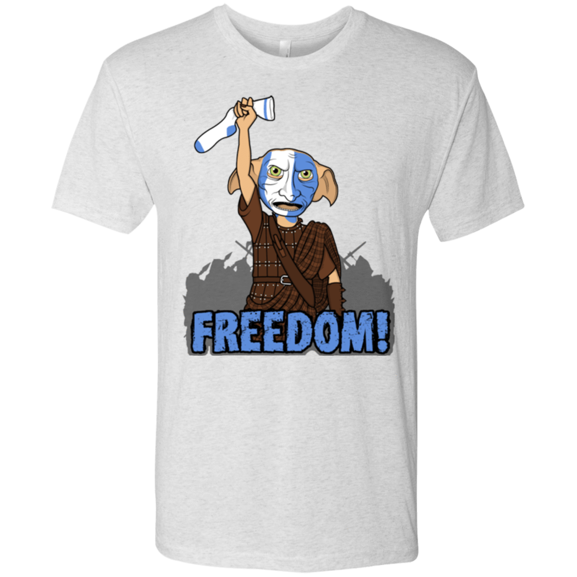 T-Shirts Heather White / Small Freedom Men's Triblend T-Shirt