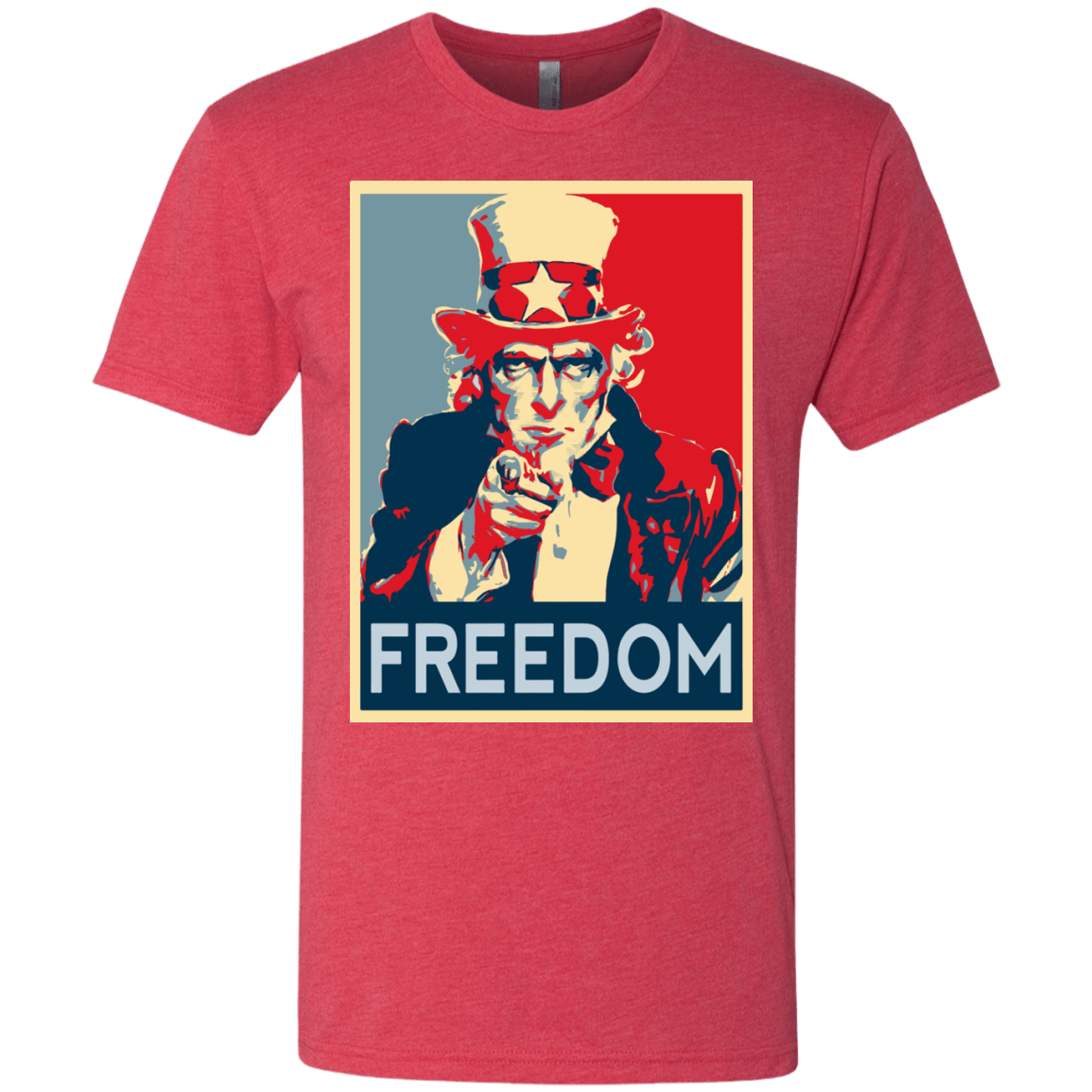 T-Shirts Vintage Red / S Freedom Men's Triblend T-Shirt