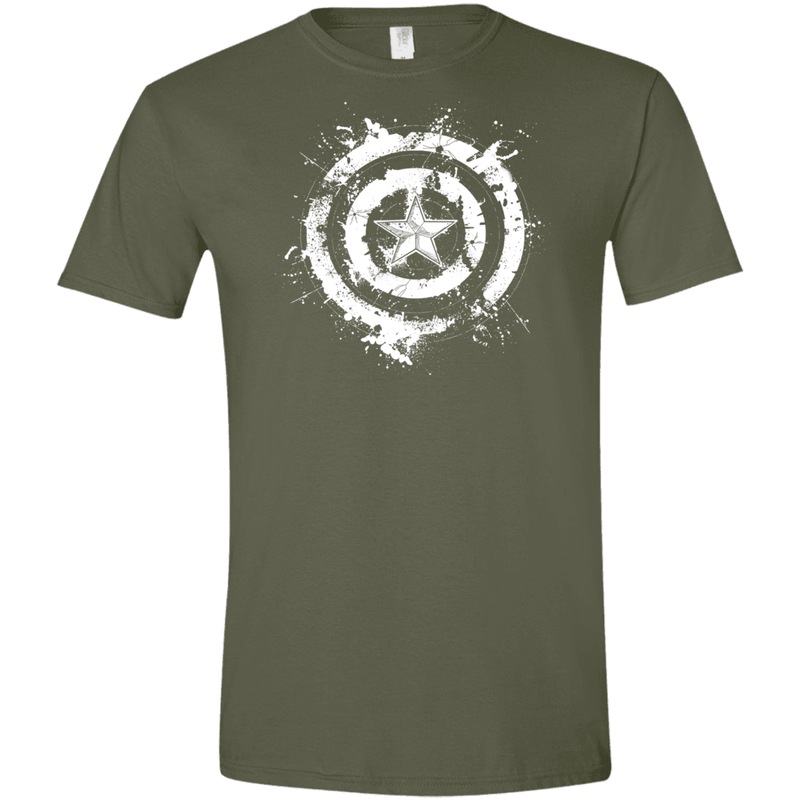 T-Shirts Military Green / S Freedom Rising Men's Semi-Fitted Softstyle