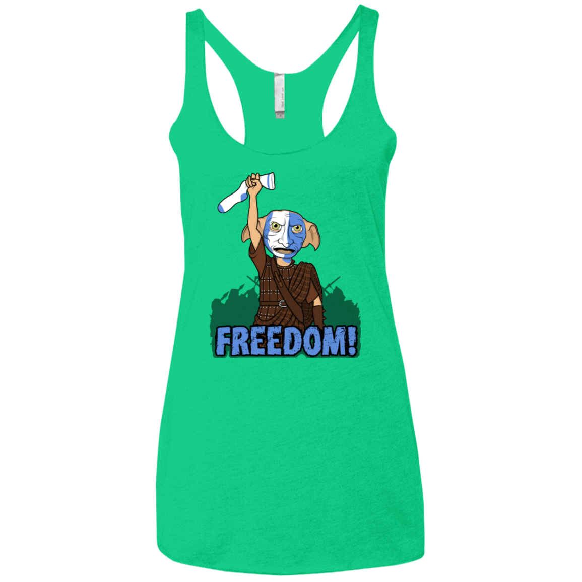 T-Shirts Envy / X-Small Freedom Women's Triblend Racerback Tank