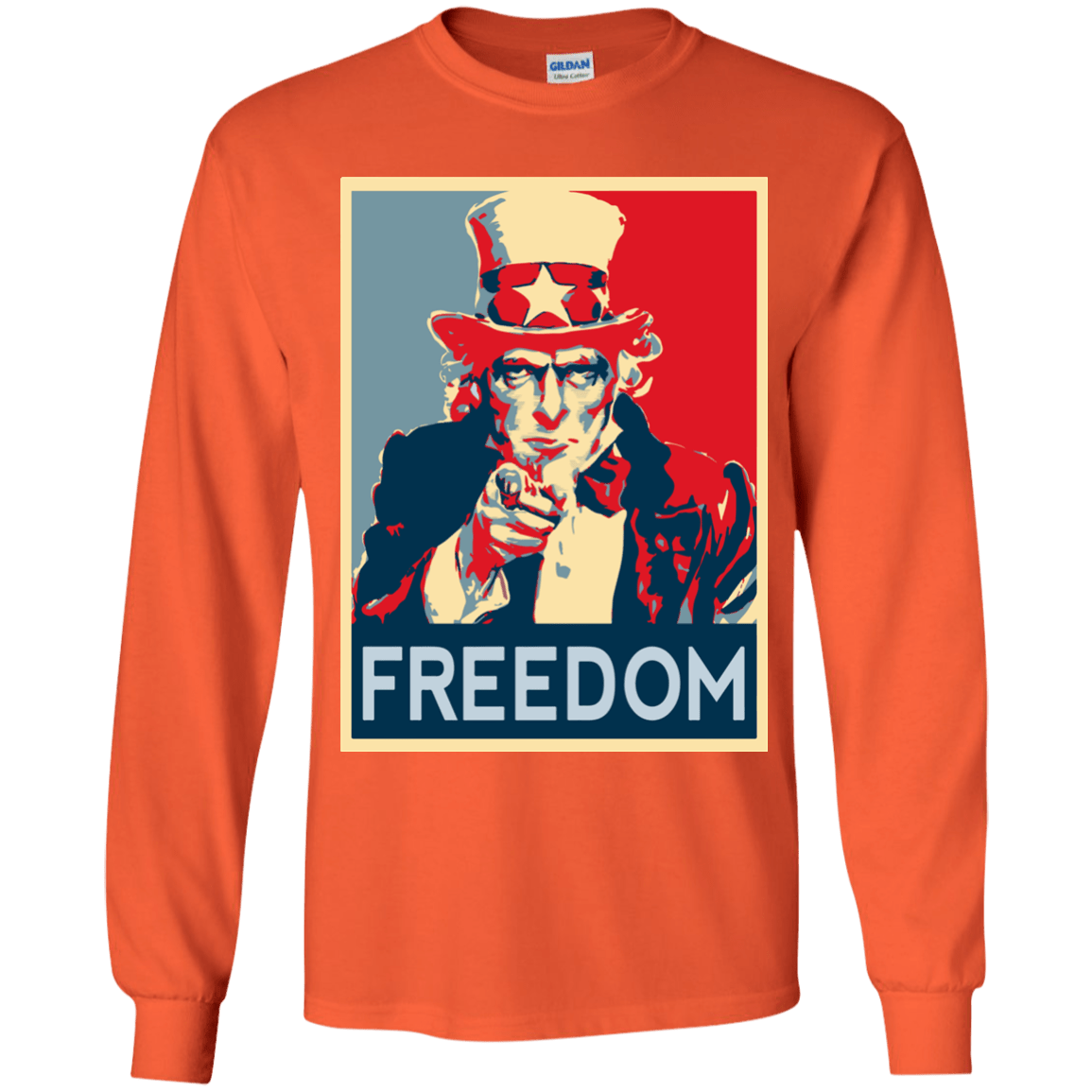 T-Shirts Orange / YS Freedom Youth Long Sleeve T-Shirt