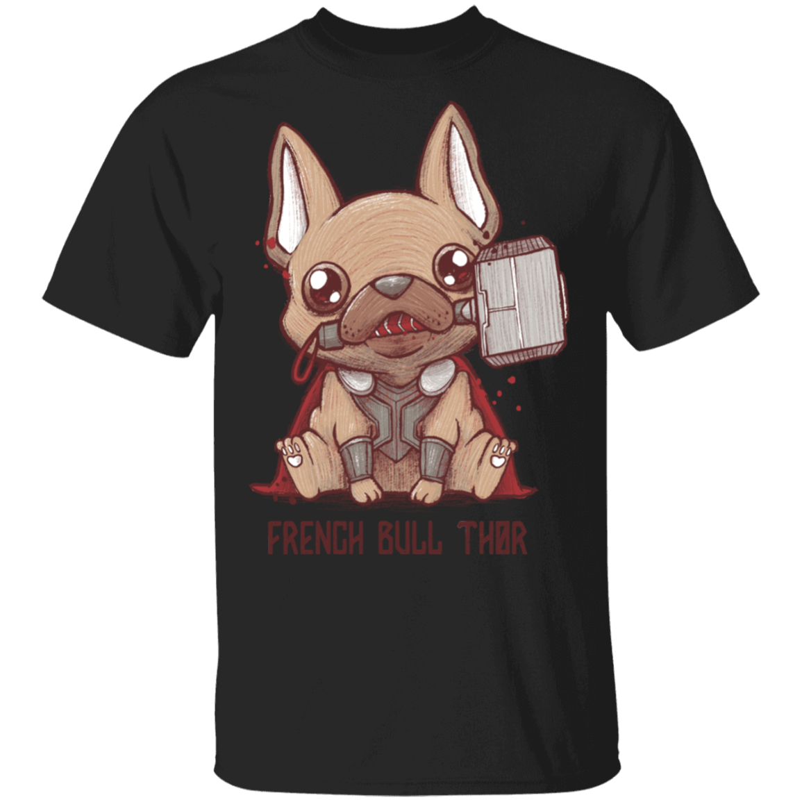 T-Shirts Black / S French Bull Thor T-Shirt