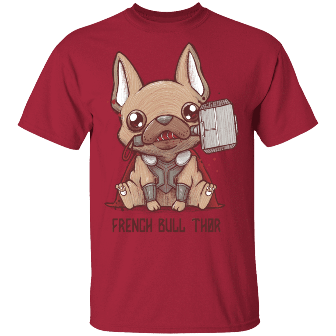 T-Shirts Cardinal / S French Bull Thor T-Shirt