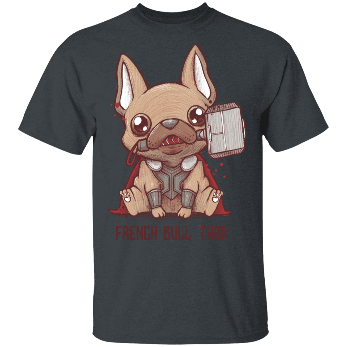T-Shirts Dark Heather / S French Bull Thor T-Shirt