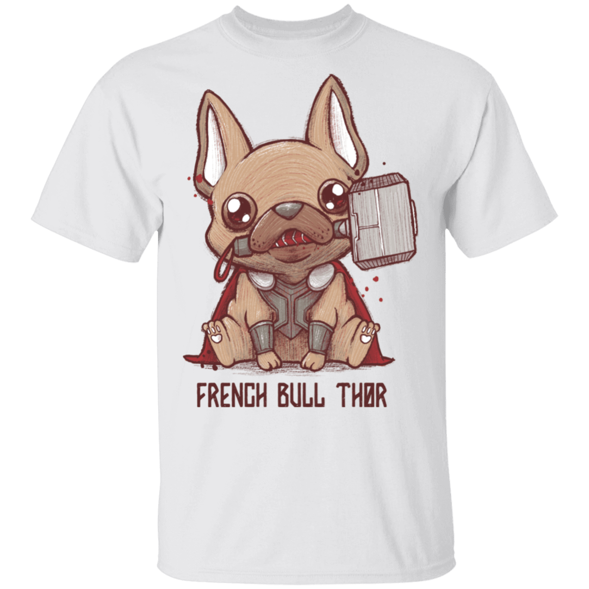 T-Shirts White / S French Bull Thor T-Shirt