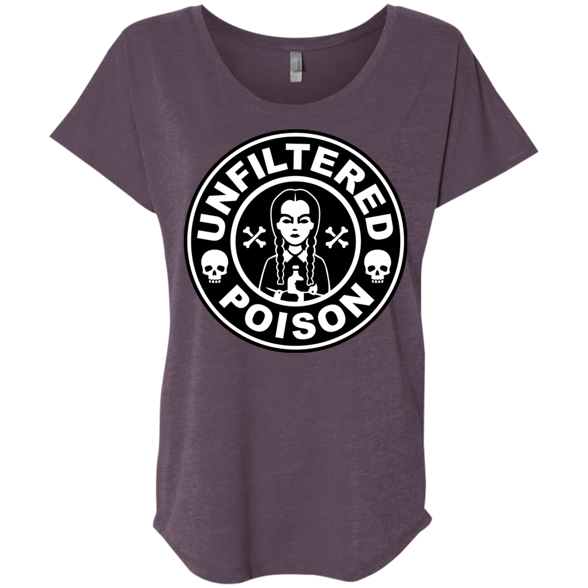 T-Shirts Vintage Purple / X-Small Freshly Brewed Poison Triblend Dolman Sleeve