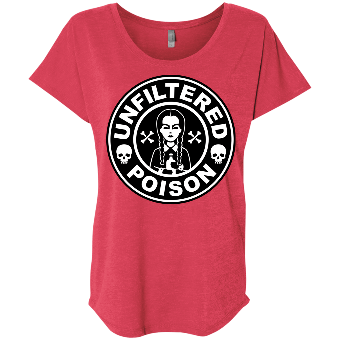 T-Shirts Vintage Red / X-Small Freshly Brewed Poison Triblend Dolman Sleeve