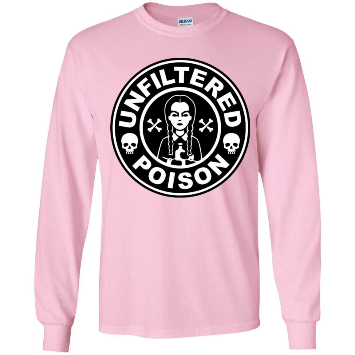 T-Shirts Light Pink / YS Freshly Brewed Poison Youth Long Sleeve T-Shirt