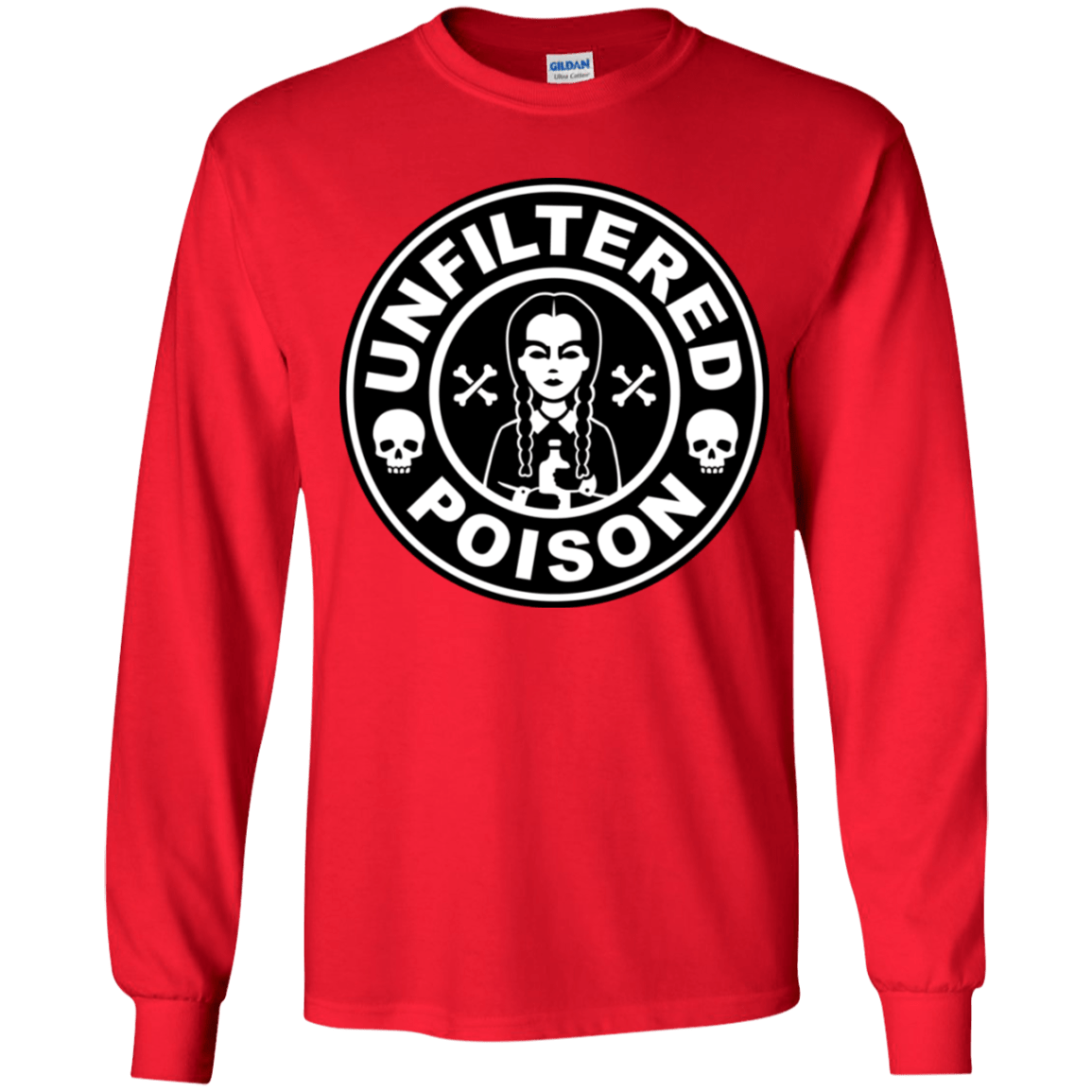 T-Shirts Red / YS Freshly Brewed Poison Youth Long Sleeve T-Shirt