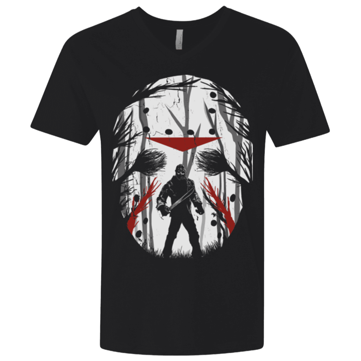 T-Shirts Black / X-Small Friday Shadow Men's Premium V-Neck