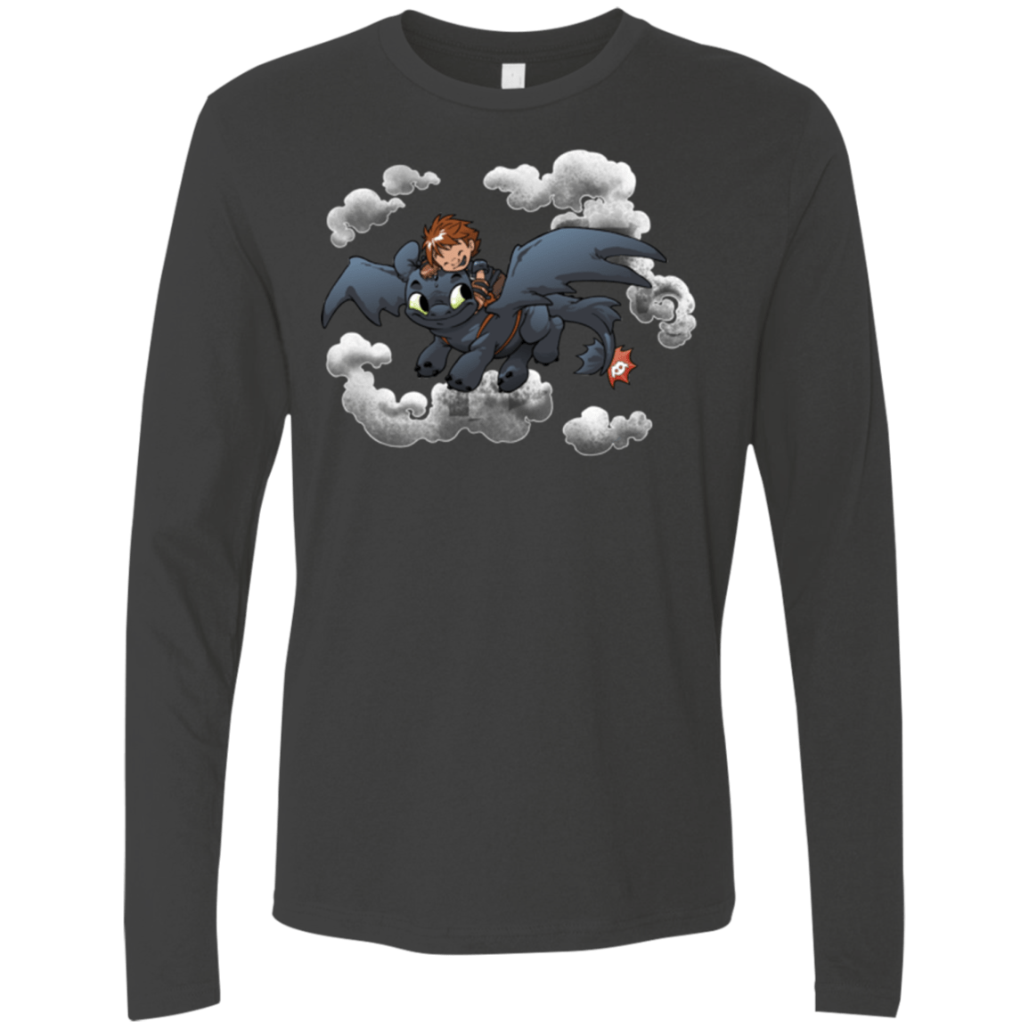 T-Shirts Heavy Metal / Small Friendly Flight Men's Premium Long Sleeve