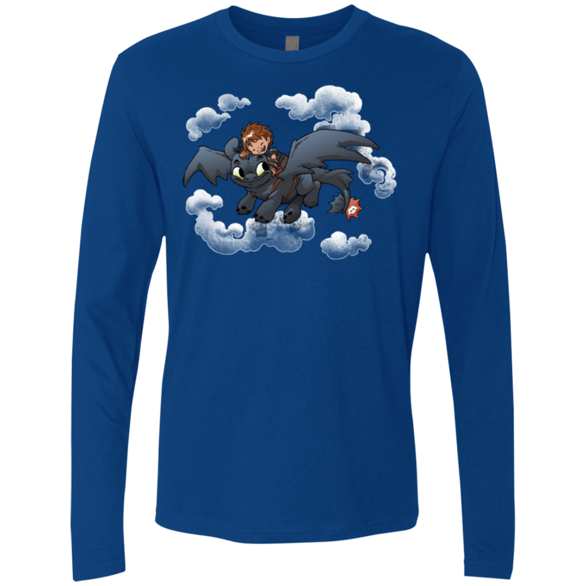 T-Shirts Royal / Small Friendly Flight Men's Premium Long Sleeve