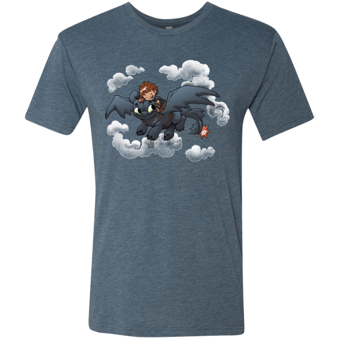 T-Shirts Indigo / Small Friendly Flight Men's Triblend T-Shirt