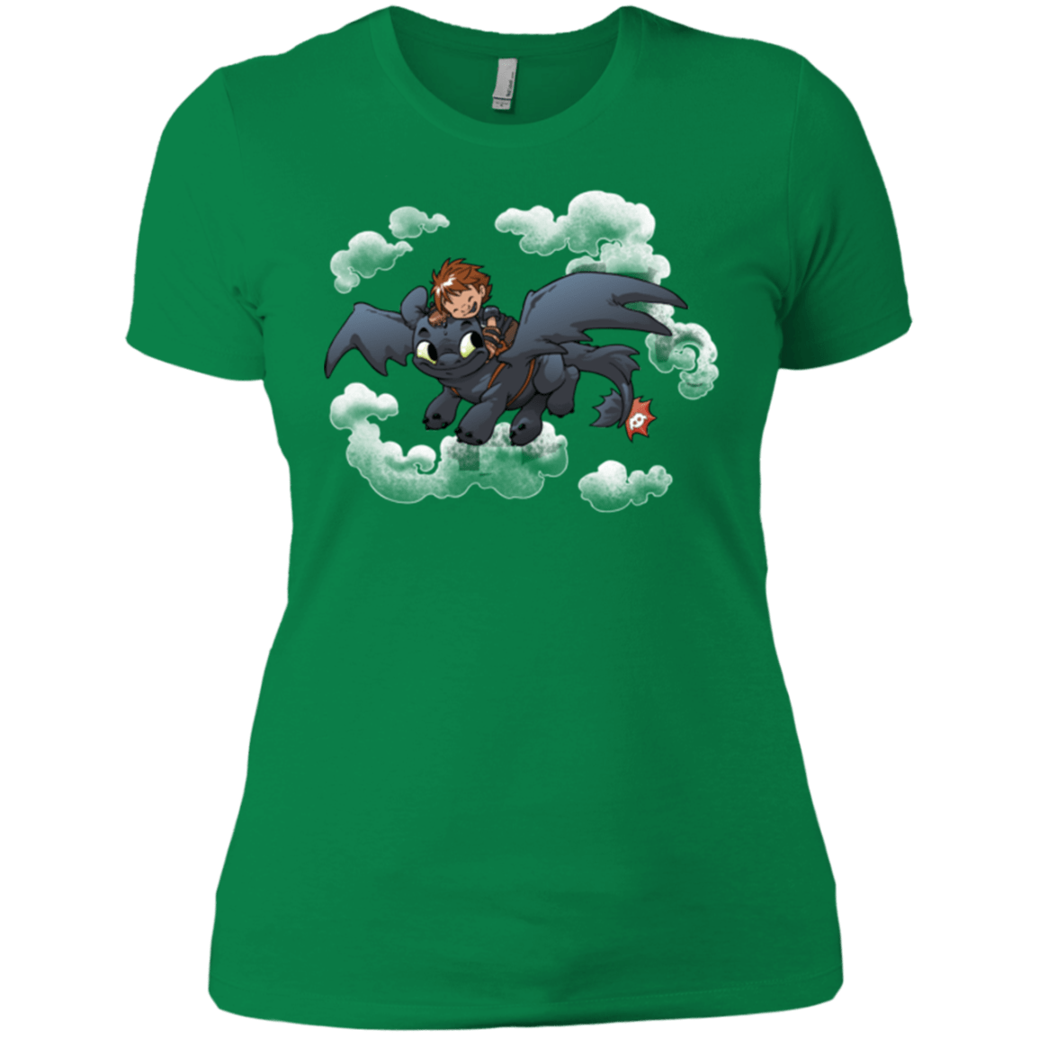 T-Shirts Kelly Green / X-Small Friendly Flight Women's Premium T-Shirt