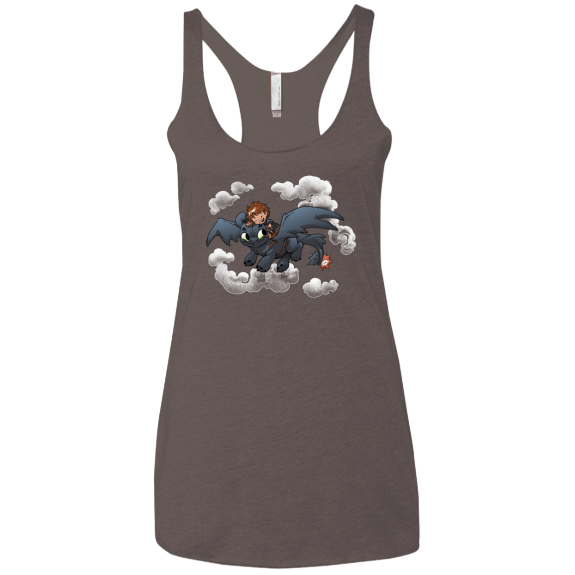 T-Shirts Macchiato / X-Small Friendly Flight Women's Triblend Racerback Tank