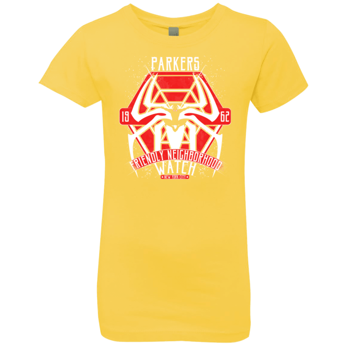 T-Shirts Vibrant Yellow / YXS Friendly Neighborhood Watch Girls Premium T-Shirt