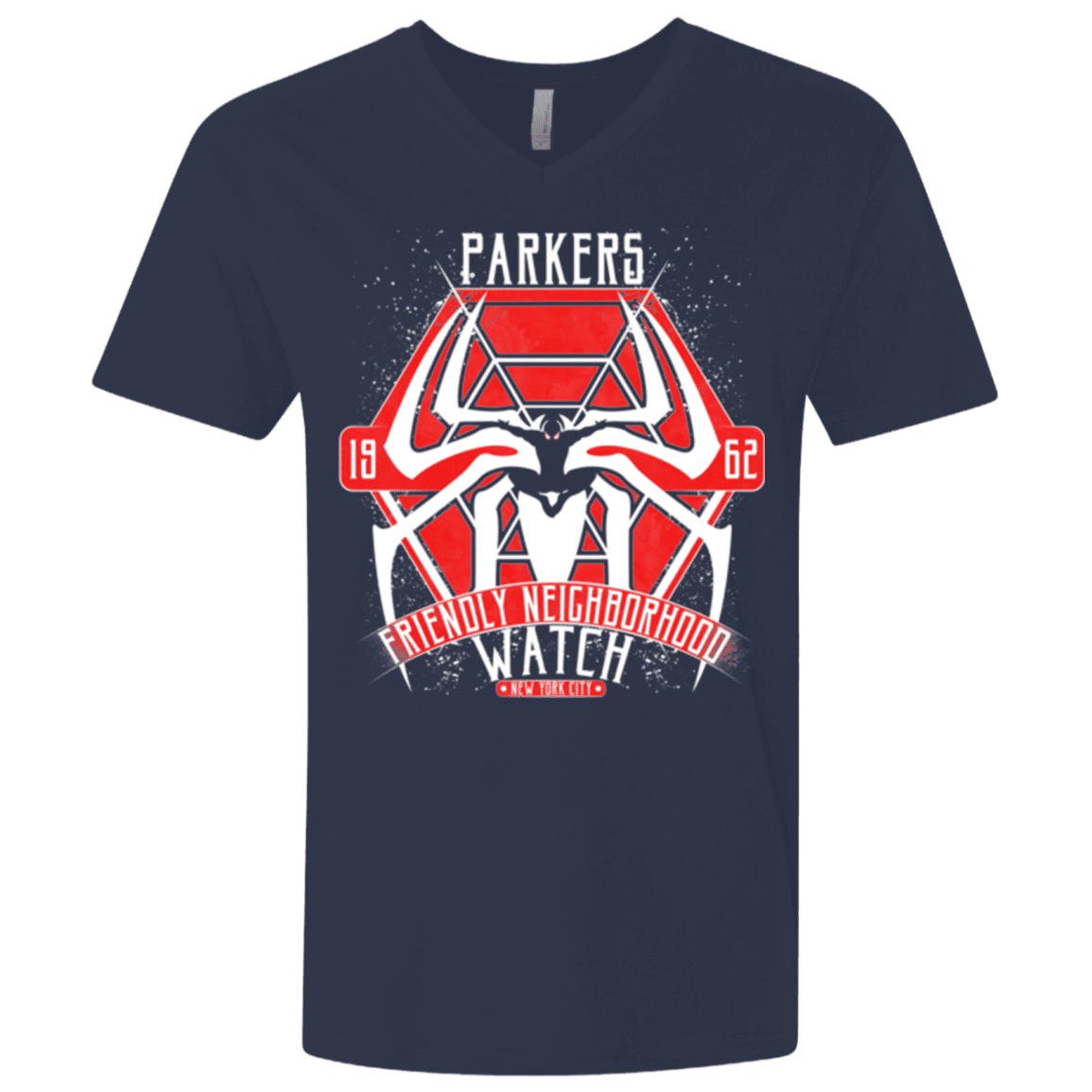 T-Shirts Midnight Navy / X-Small Friendly Neighborhood Watch Men's Premium V-Neck
