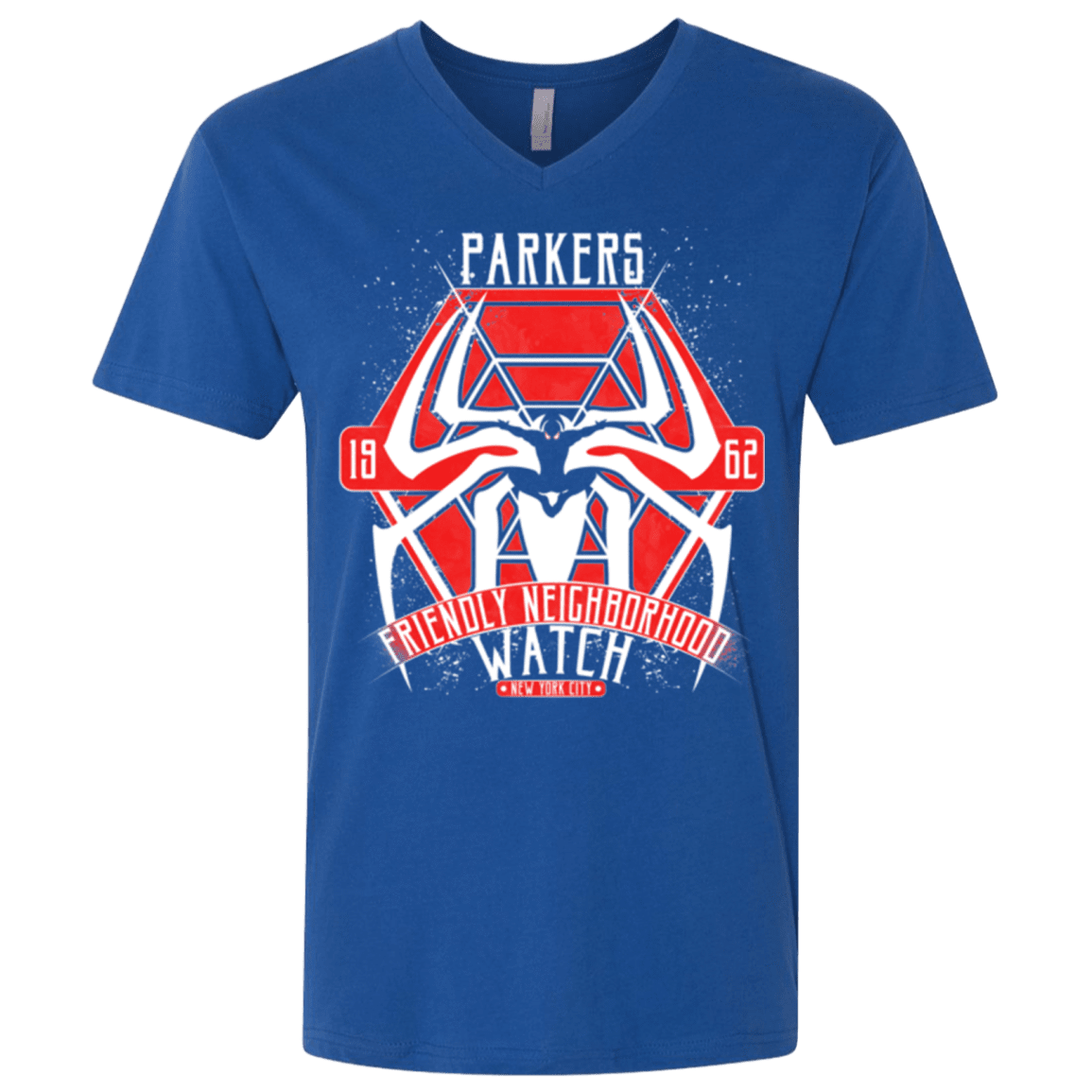 T-Shirts Royal / X-Small Friendly Neighborhood Watch Men's Premium V-Neck