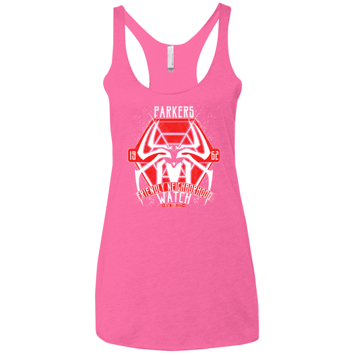 T-Shirts Vintage Pink / X-Small Friendly Neighborhood Watch Women's Triblend Racerback Tank