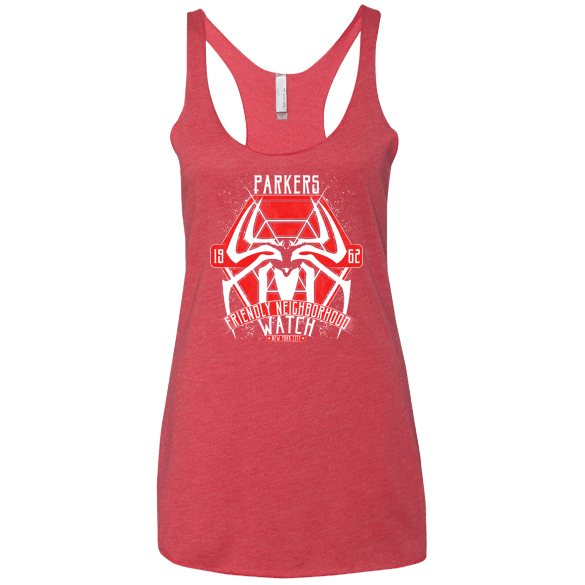 T-Shirts Vintage Red / X-Small Friendly Neighborhood Watch Women's Triblend Racerback Tank