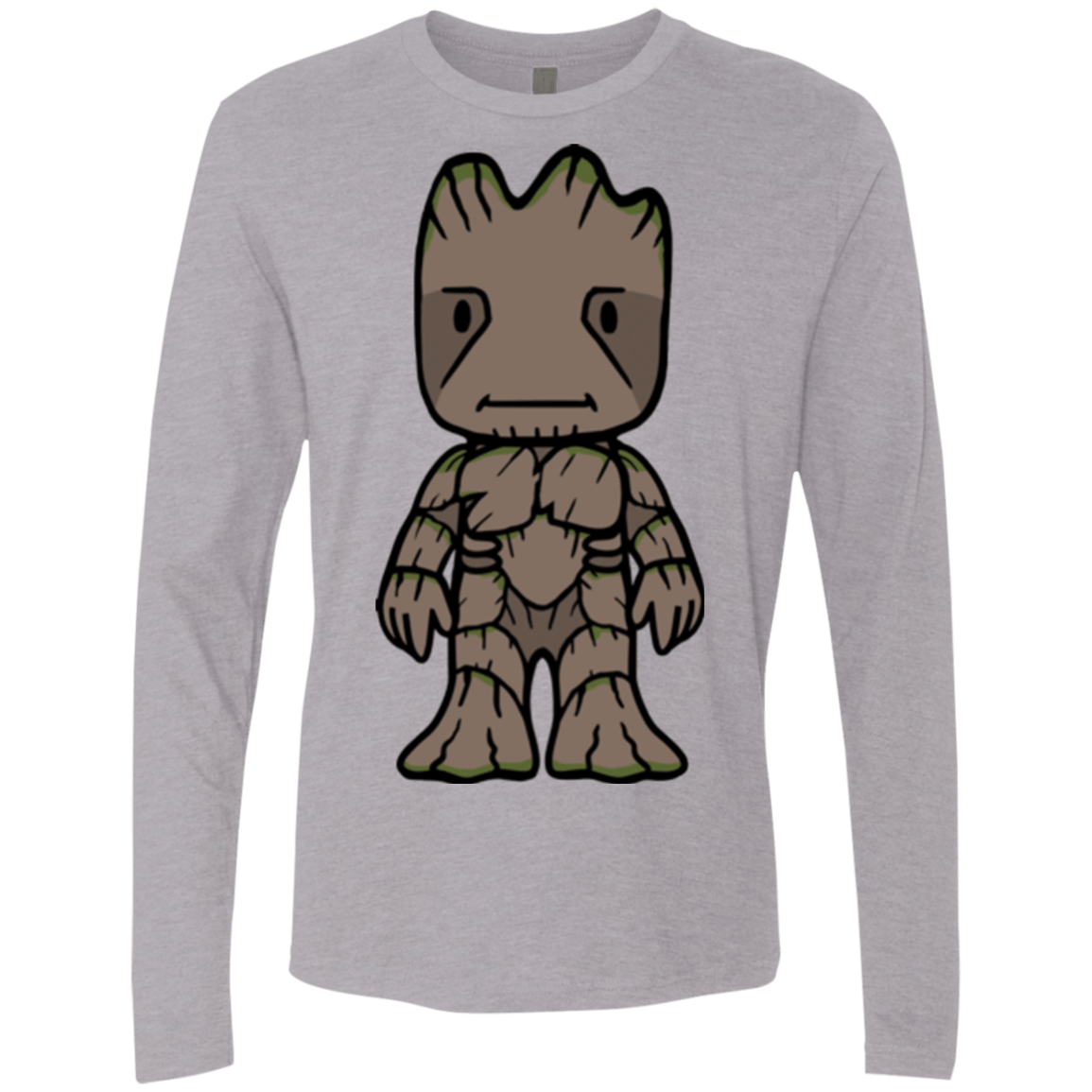 T-Shirts Heather Grey / Small Friendly Tree Men's Premium Long Sleeve