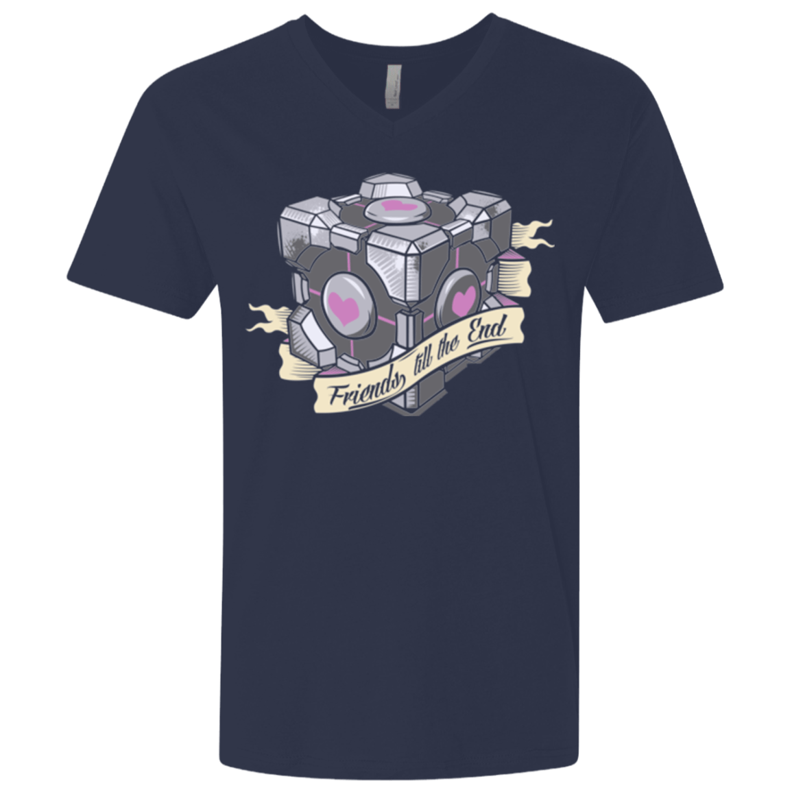 T-Shirts Midnight Navy / X-Small Friends till the End Men's Premium V-Neck