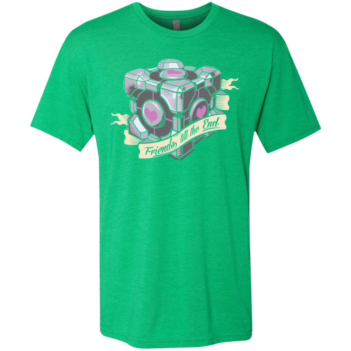 T-Shirts Envy / Small Friends till the End Men's Triblend T-Shirt