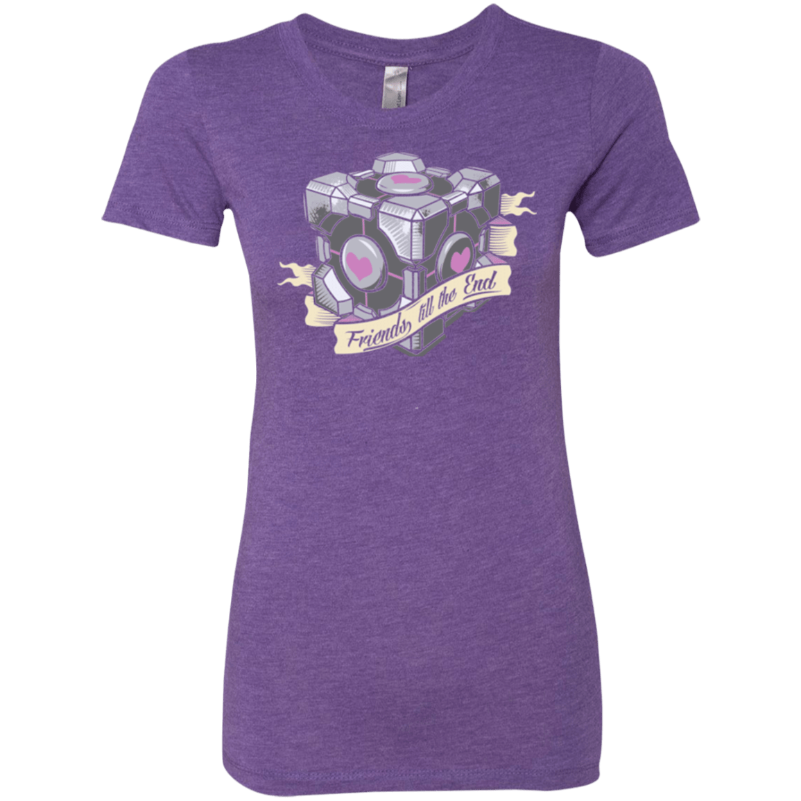T-Shirts Purple Rush / Small Friends till the End Women's Triblend T-Shirt