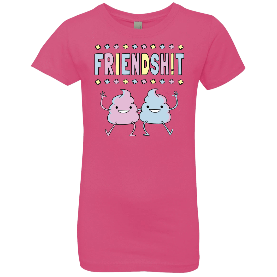 T-Shirts Hot Pink / YXS Friendsh!t Girls Premium T-Shirt