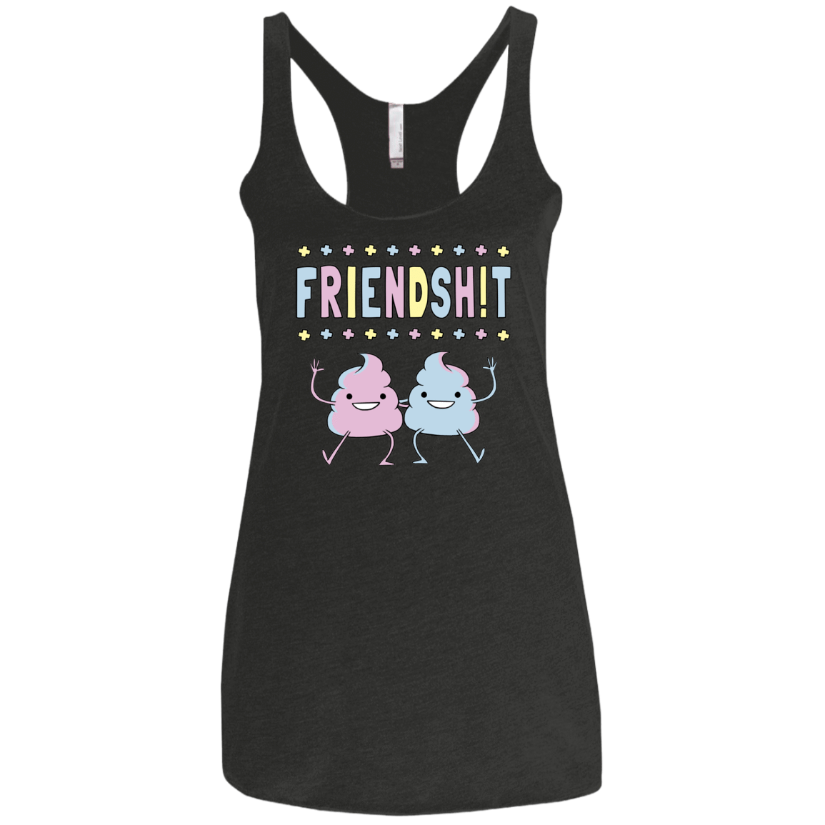 T-Shirts Vintage Black / X-Small Friendsh!t Women's Triblend Racerback Tank