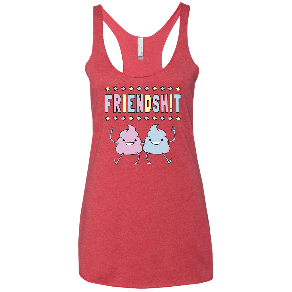 T-Shirts Vintage Red / X-Small Friendsh!t Women's Triblend Racerback Tank