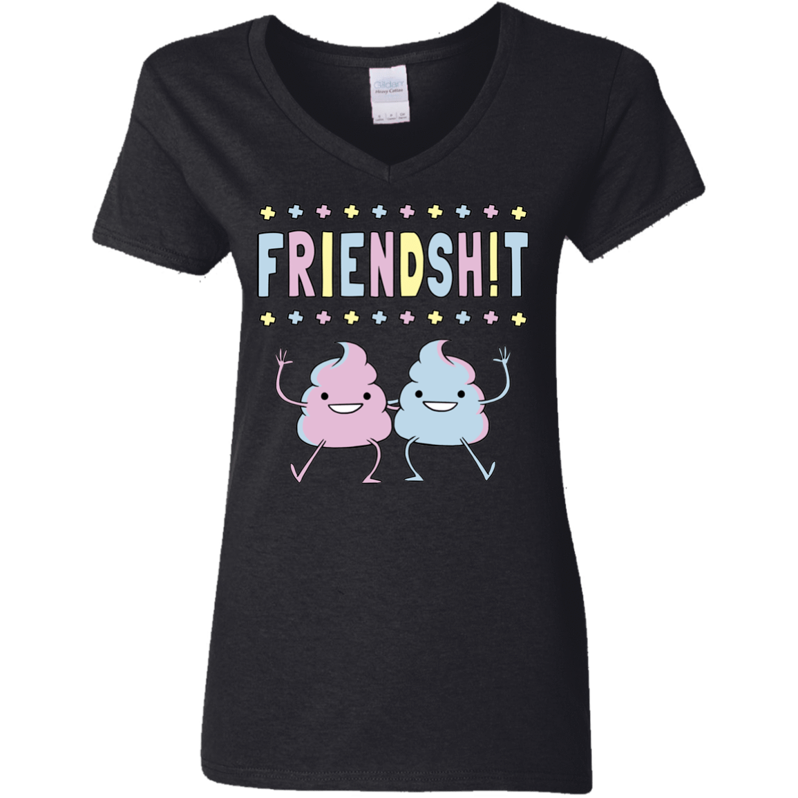 T-Shirts Black / S Friendsh!t Women's V-Neck T-Shirt