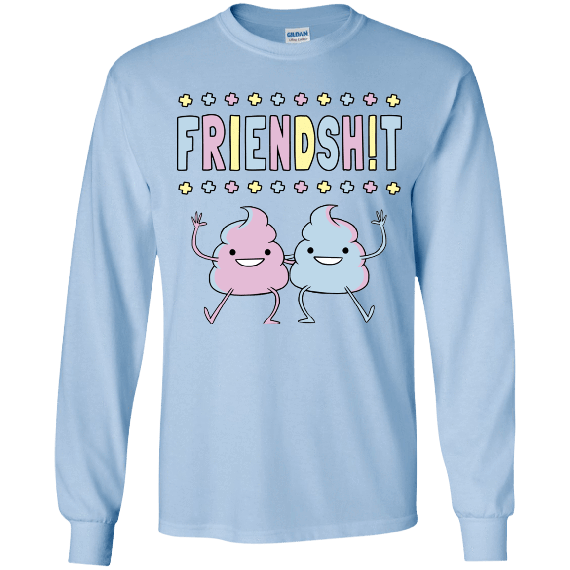 T-Shirts Light Blue / YS Friendsh!t Youth Long Sleeve T-Shirt