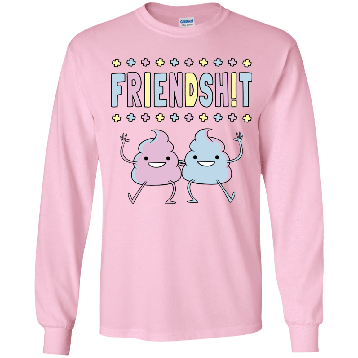 T-Shirts Light Pink / YS Friendsh!t Youth Long Sleeve T-Shirt