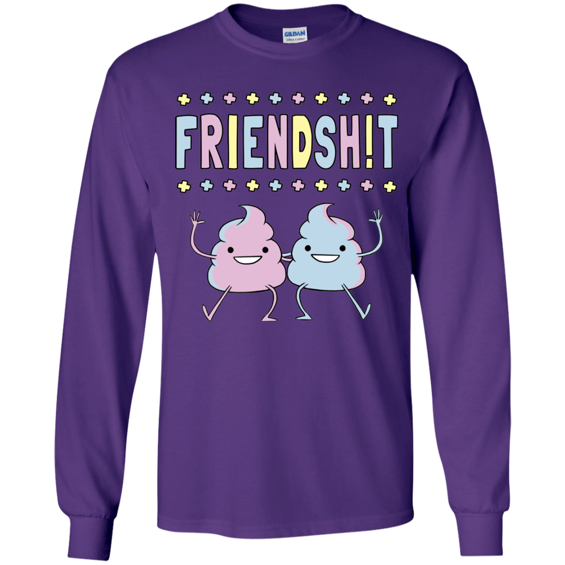 T-Shirts Purple / YS Friendsh!t Youth Long Sleeve T-Shirt