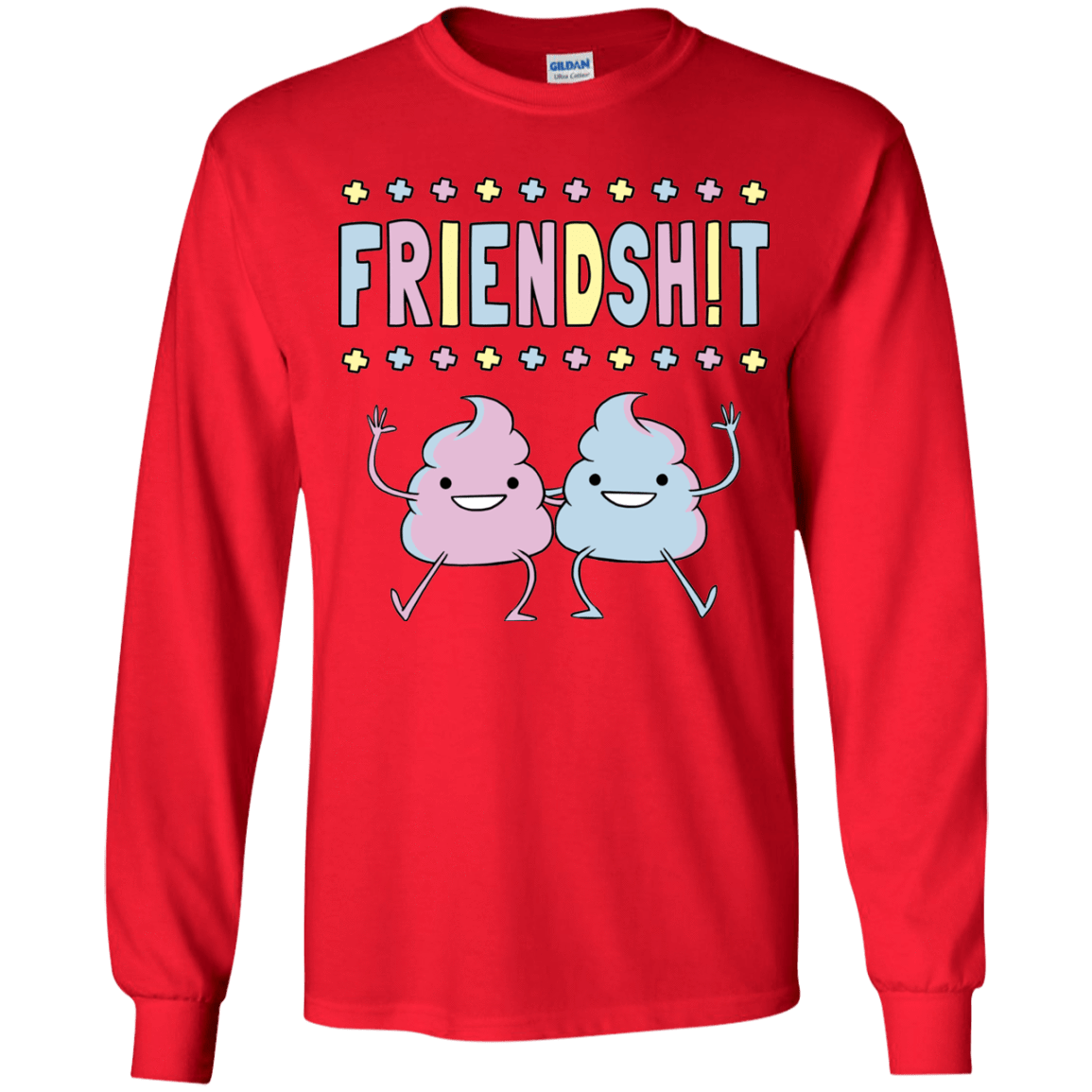 T-Shirts Red / YS Friendsh!t Youth Long Sleeve T-Shirt