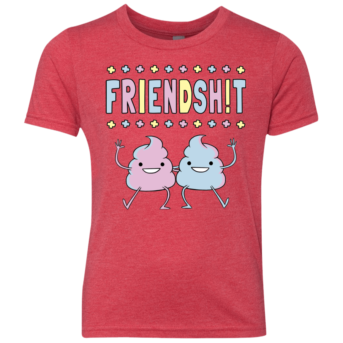 T-Shirts Vintage Red / YXS Friendsh!t Youth Triblend T-Shirt