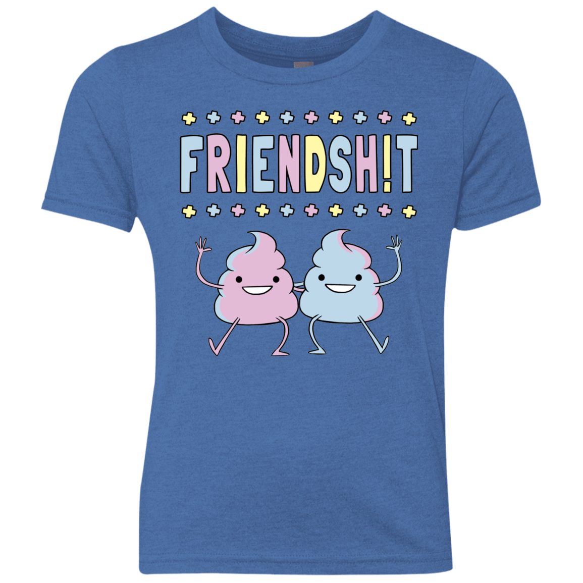 T-Shirts Vintage Royal / YXS Friendsh!t Youth Triblend T-Shirt