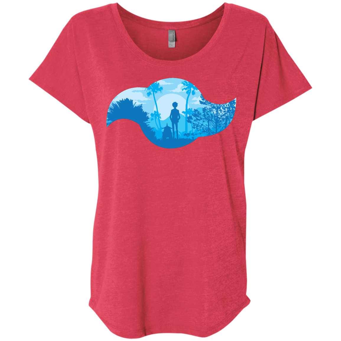 T-Shirts Vintage Red / X-Small Friendship Triblend Dolman Sleeve