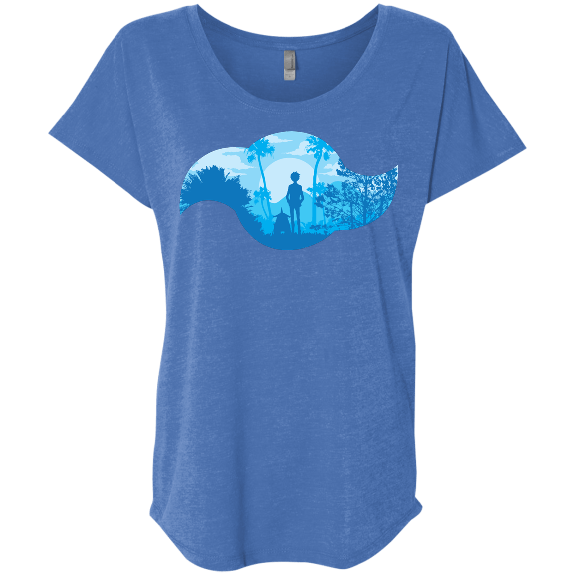 T-Shirts Vintage Royal / X-Small Friendship Triblend Dolman Sleeve