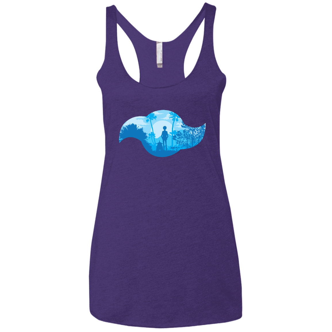 T-Shirts Purple Rush / X-Small Friendship Women's Triblend Racerback Tank