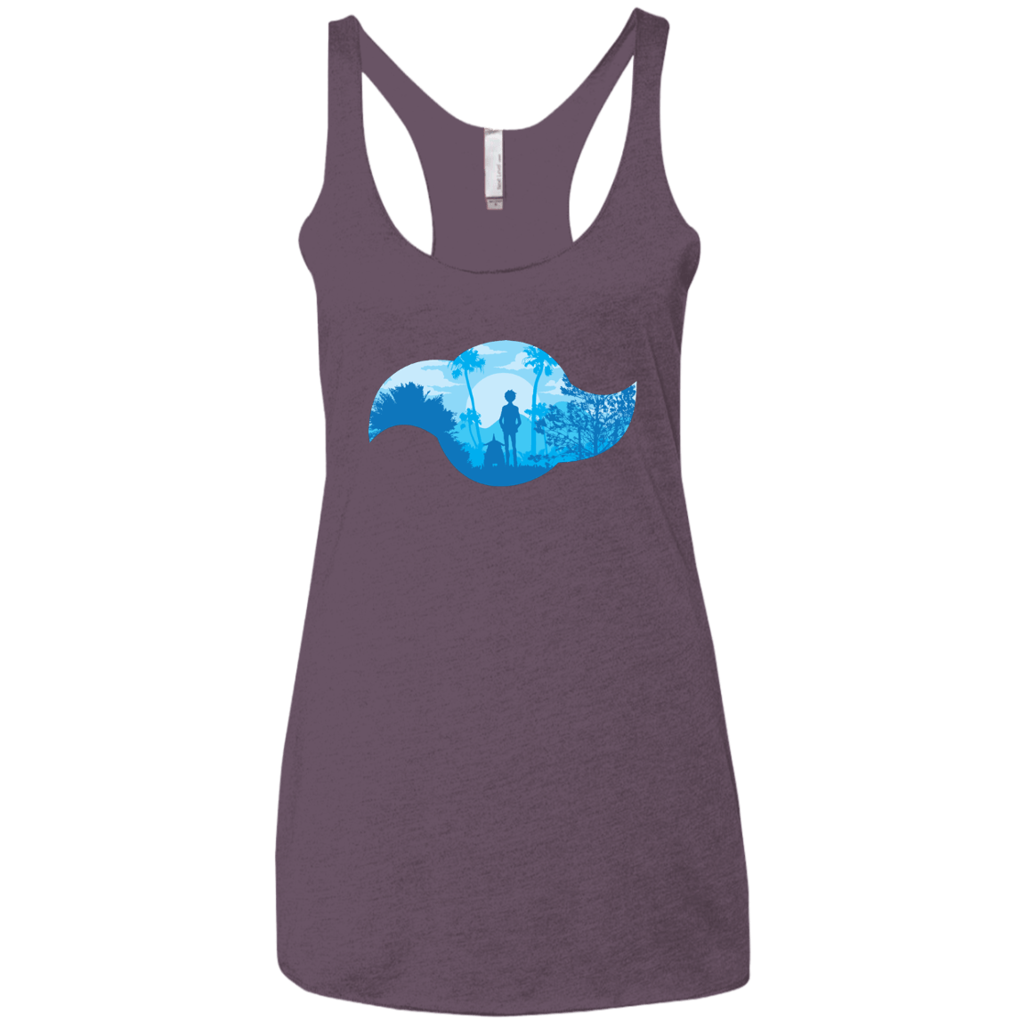 T-Shirts Vintage Purple / X-Small Friendship Women's Triblend Racerback Tank