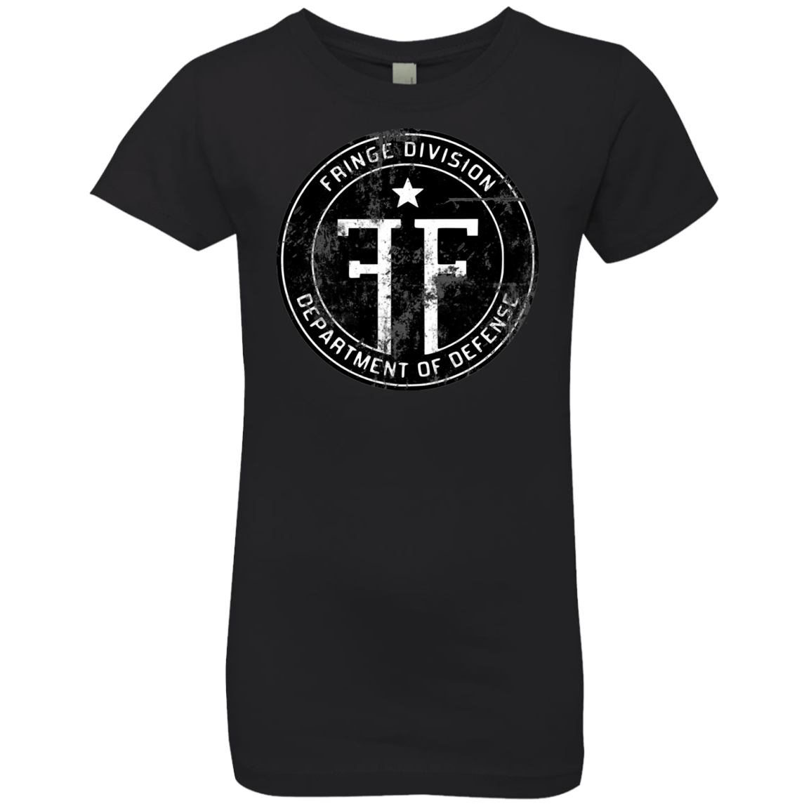 T-Shirts Black / YXS Fringe Logo Vintage Girls Premium T-Shirt