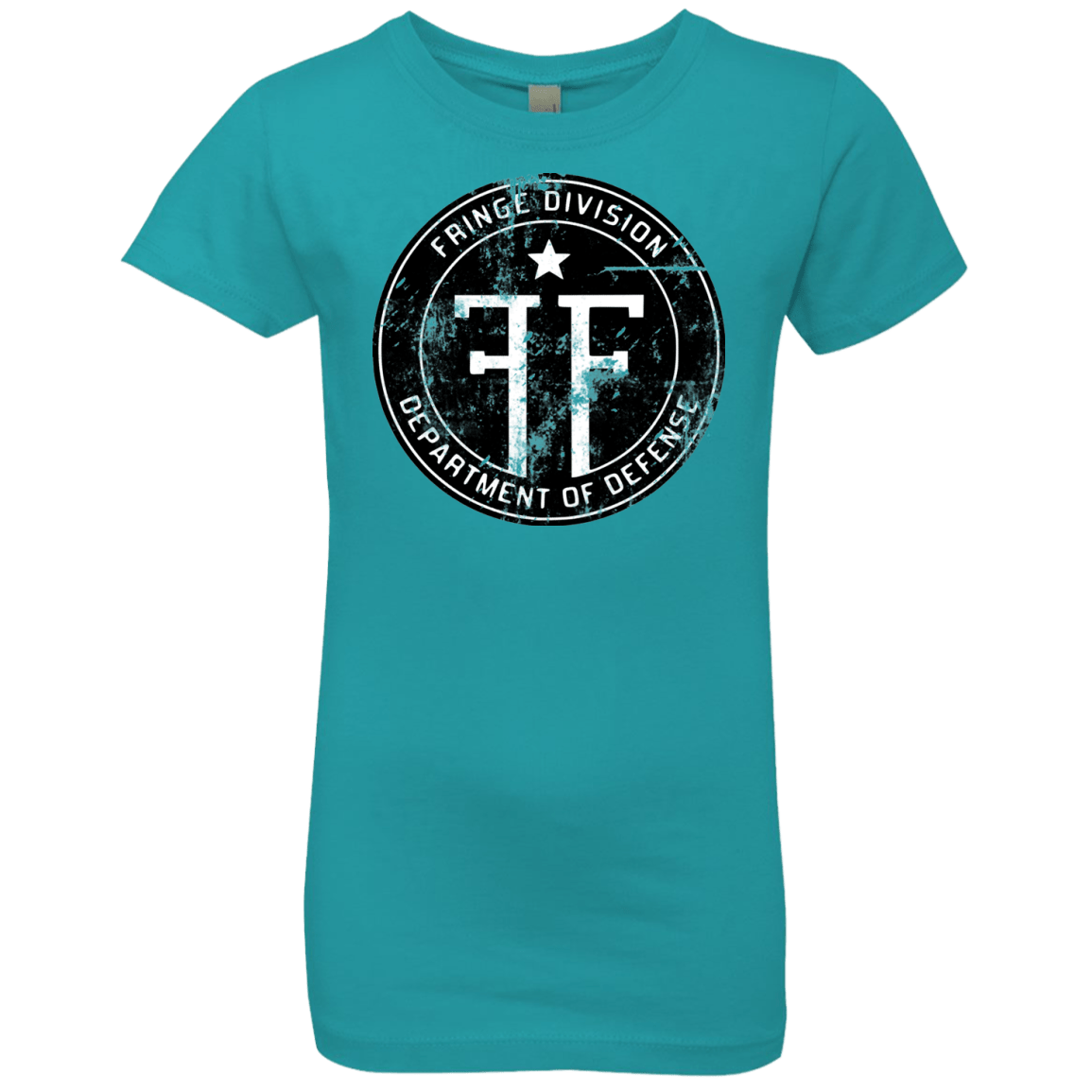 T-Shirts Tahiti Blue / YXS Fringe Logo Vintage Girls Premium T-Shirt