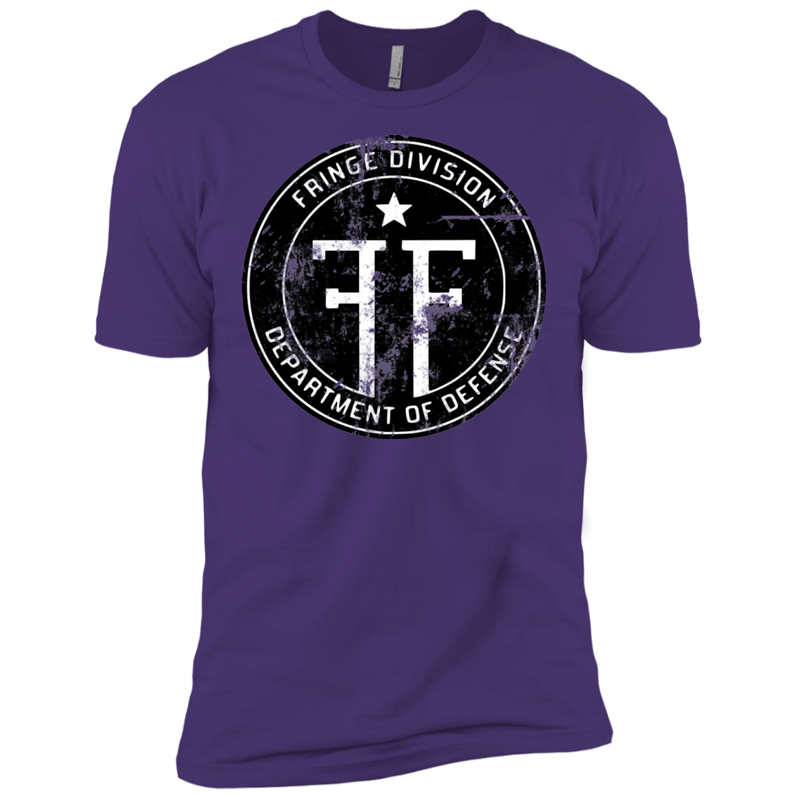 T-Shirts Purple / X-Small Fringe Logo Vintage Men's Premium T-Shirt