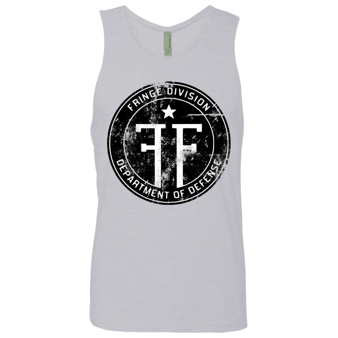 T-Shirts Heather Grey / Small Fringe Logo Vintage Men's Premium Tank Top