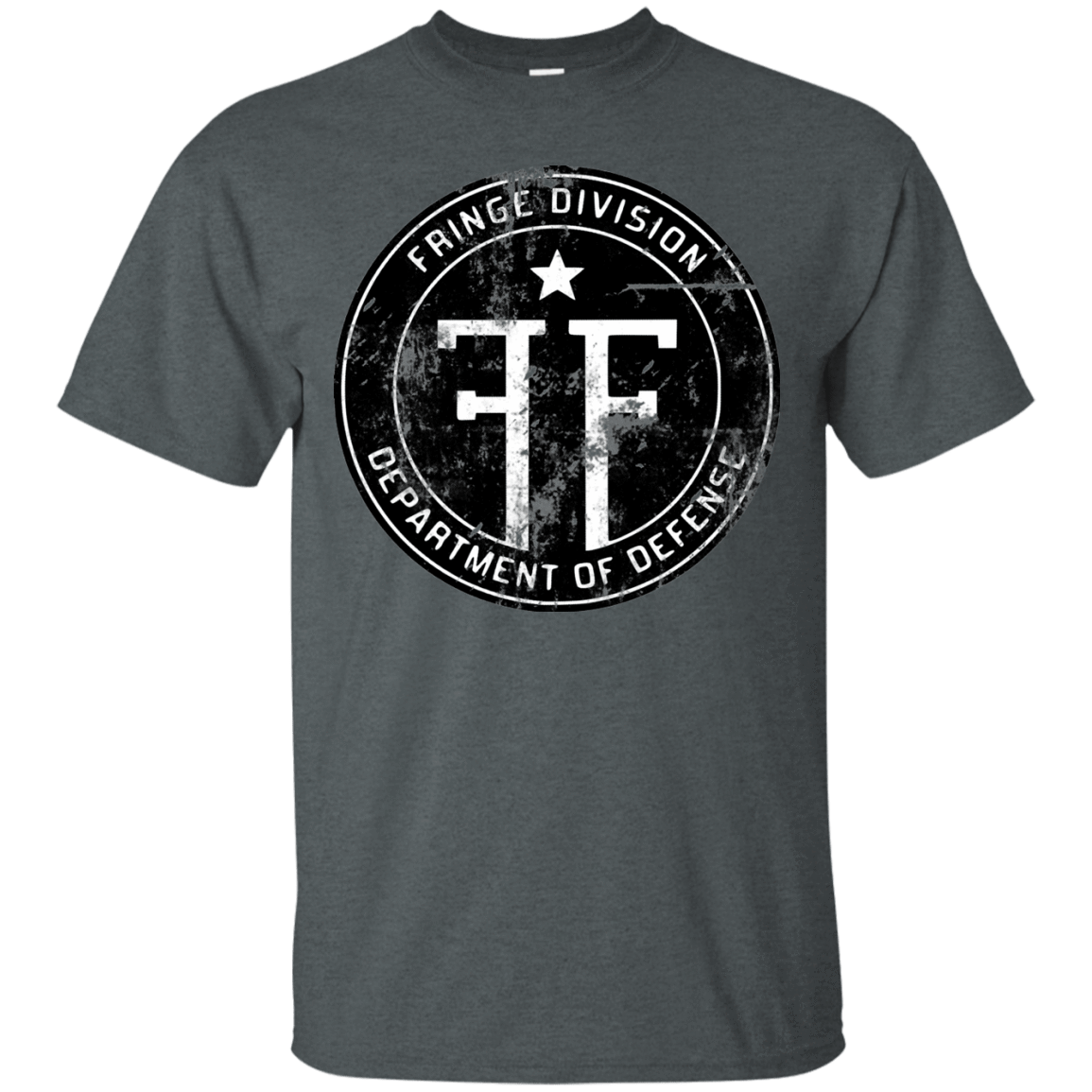 T-Shirts Dark Heather / Small Fringe Logo Vintage T-Shirt