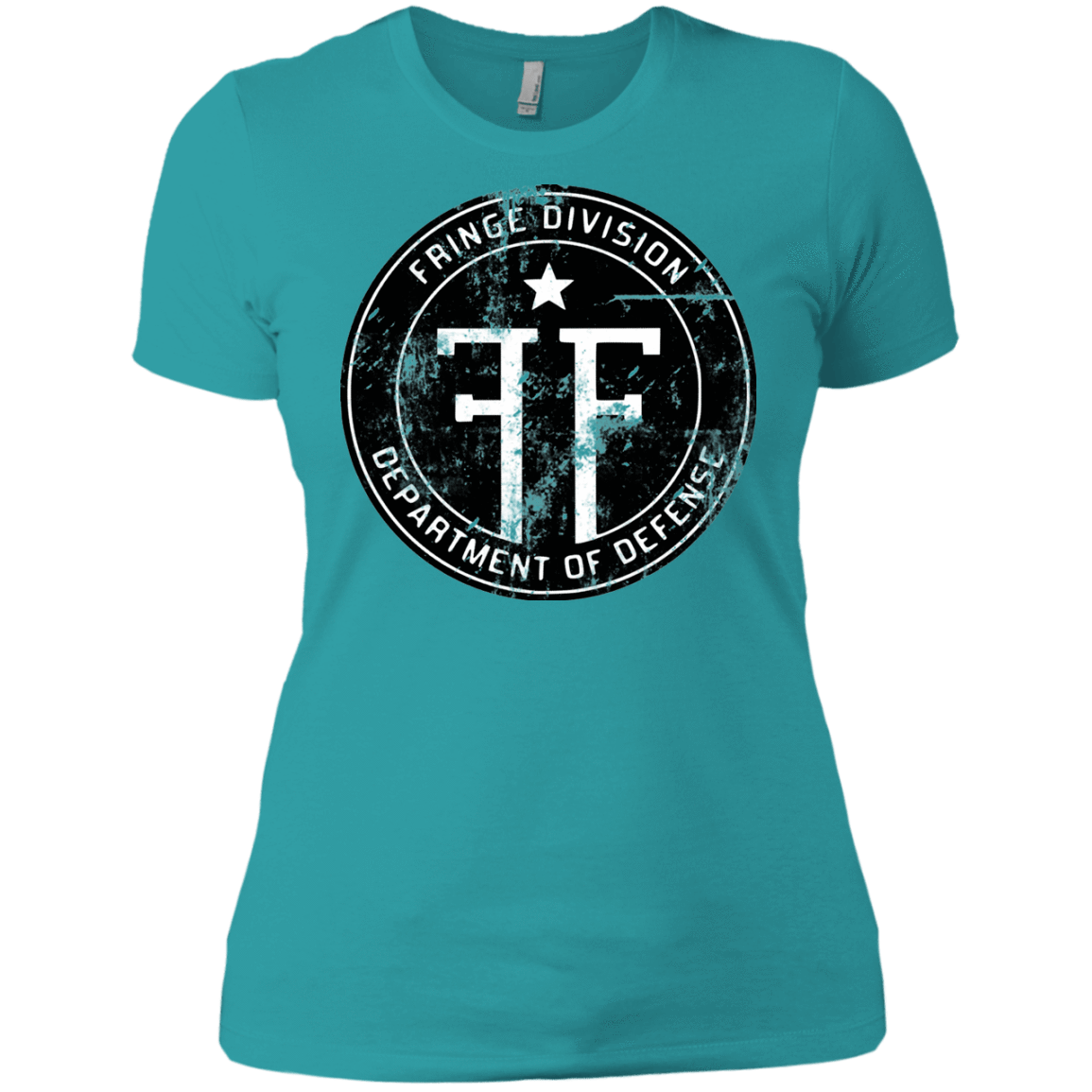 T-Shirts Tahiti Blue / X-Small Fringe Logo Vintage Women's Premium T-Shirt